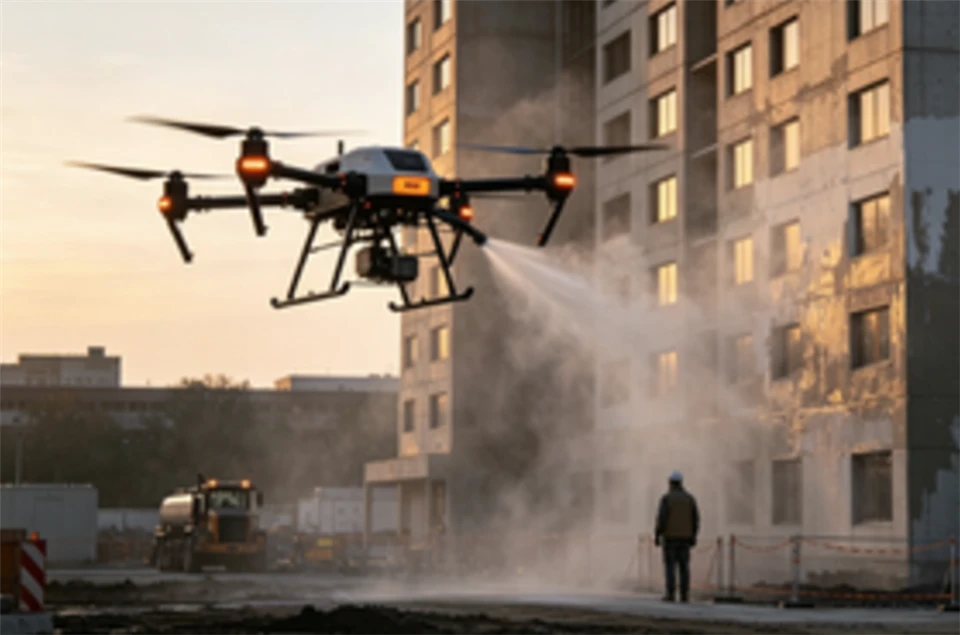 Safe Wall‑cleaning Drone Instead Of Hanging Basket factory